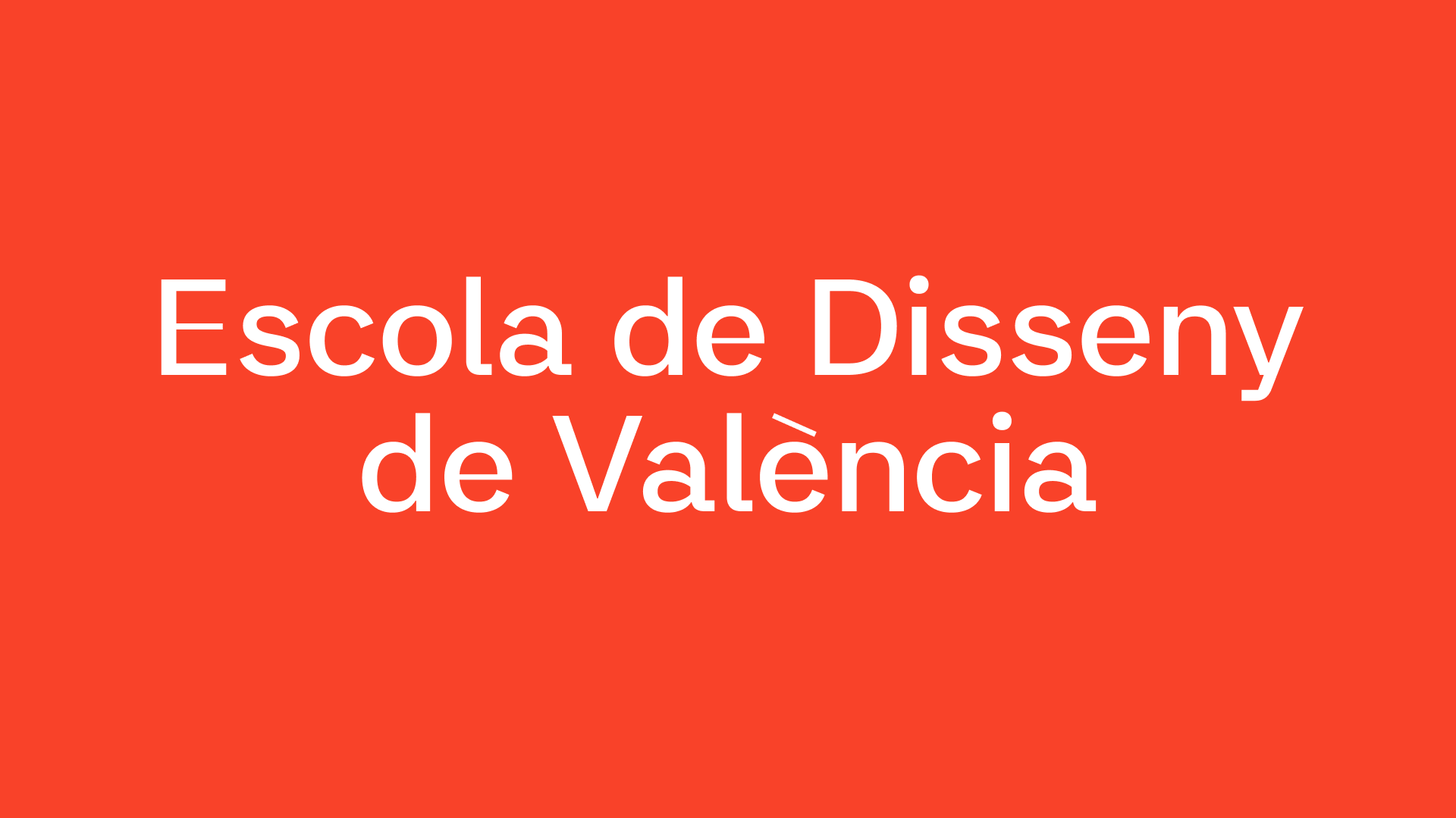 EASD València — Custom font