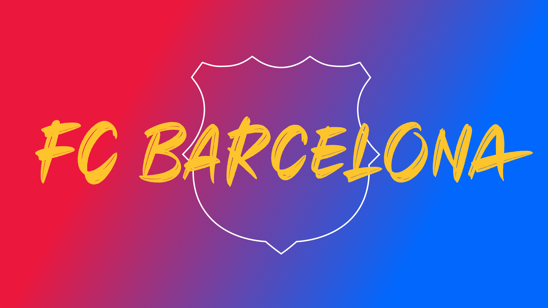 FC Barcelona — Custom font