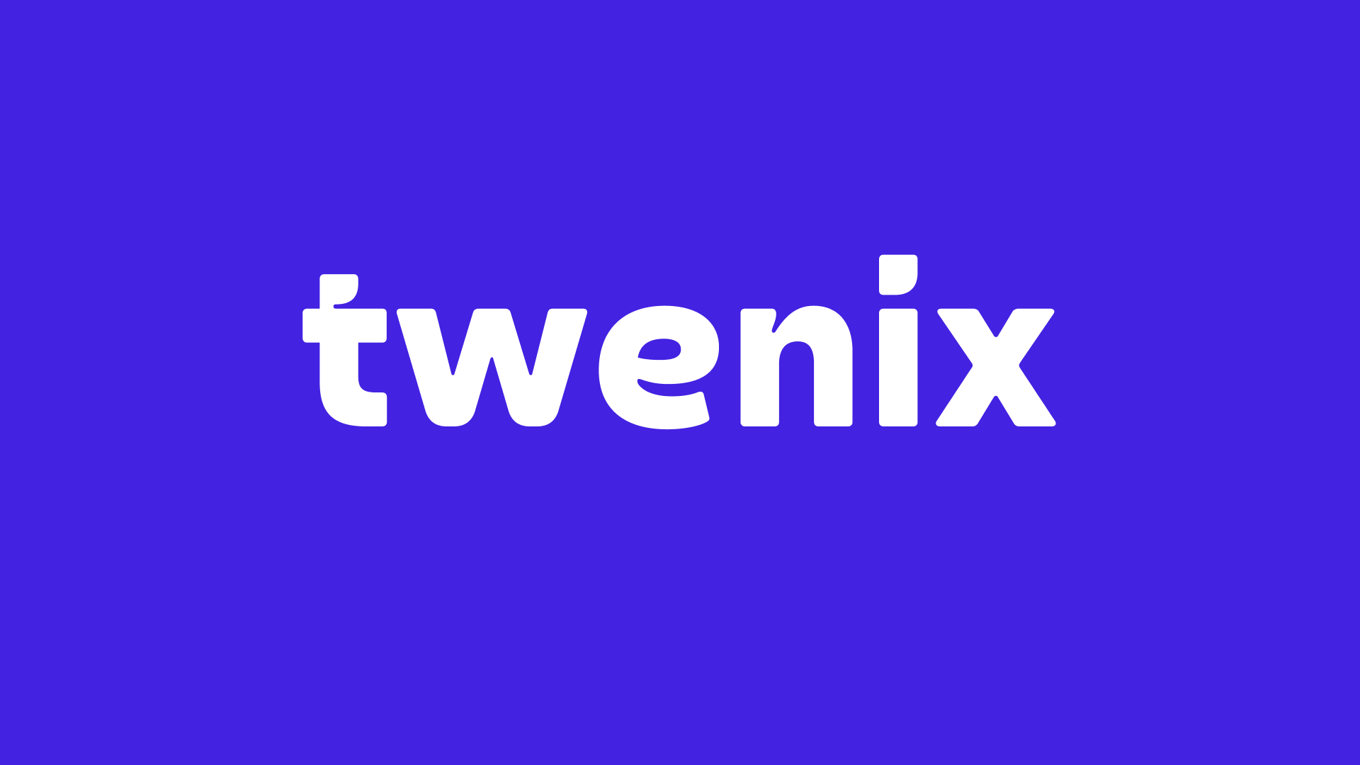 Twenix — Custom font